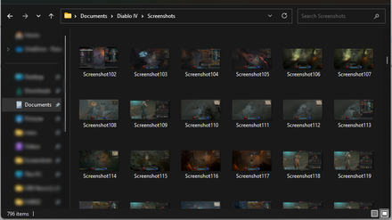 Diablo 4 - Find Your Screenshots in the Documents Folder