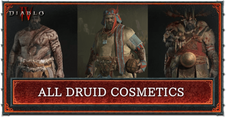 Diablo 4 - List of All Druid Transmogs and Cosmetics