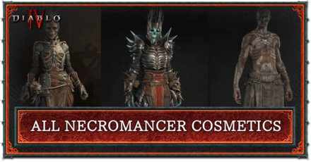 Diablo 4 - List of All Necromancer Transmogs and Cosmetics