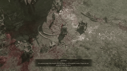 Diablo 4 Poisoned Hearts - Speak With Gulyas