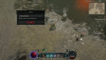 Diablo 4 Poisoned Hearts - Speak with Vera