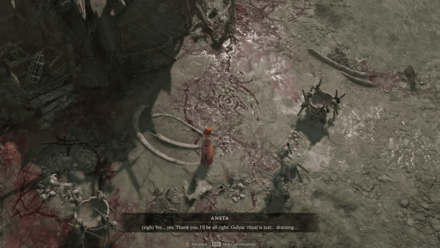 Diablo 4 Poisoned Hearts - Speak with Aneta