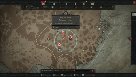 Diablo 4 Poisoned Hearts - Help Aneta Gather Rotten Livers