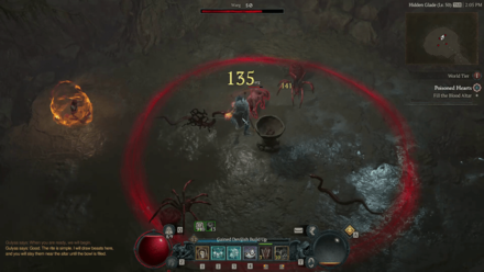 Diablo 4 Poisoned Hearts - Fill the Blood Altar