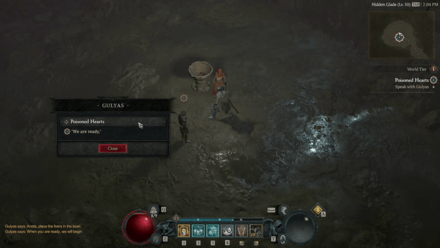 Diablo 4 Poisoned Hearts - Follow Aneta