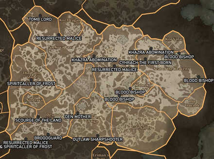 Boss Locations Fractured Peaks