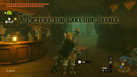 Tears of the Kingdom TOTK A Picture for Lakeside Stable How to Unlock
