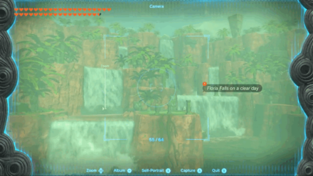 TotK - Take a Picture of Floria Falls