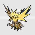 Zapdos Gray Icon