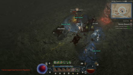 Diablo 4 Necrotic Research - Snake Venom