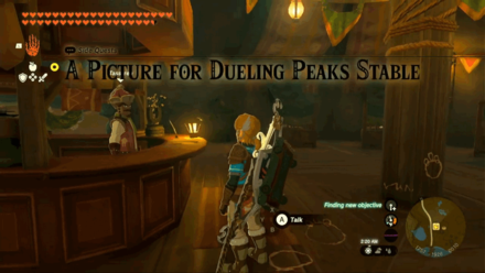 Tears of the Kingdom TOTK A Picture for Dueling Peaks Stable How to Unlock