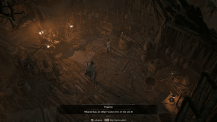 Diablo 4 - Speak with Timue