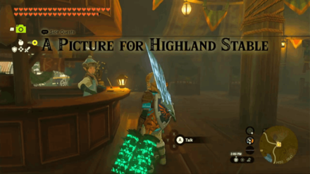 Tears of the Kingdom TOTK A Picture for Highland Stable How to Unlock
