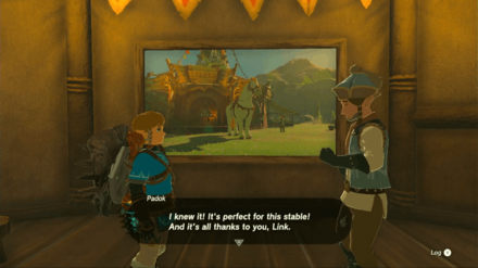 TOTK - A Picture for Highland Stable Quest Complete