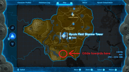 Tears of the Kingdom - Hyrule Field Skyview Tower