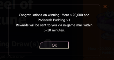 Genshin - Summer Festival 2023 - roll and get rewards