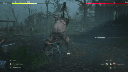 FF16 - Gigas Downward Swing