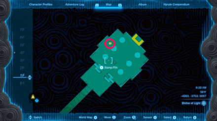 Zelda TotK - Lightning Temple Treasure Chest #1