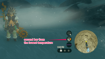 Tears of the Kingdom TOTK - Frozen Gourmet Meat Duplication Glitch Step 4b