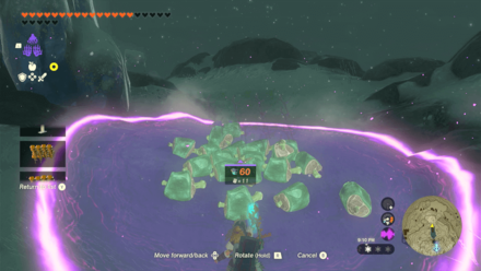 Tears of the Kingdom TOTK - Frozen Gourmet Meat Duplication Glitch Step 5b