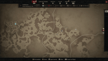 Diablo 4 - Blind Burrows Map Location