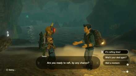 Tears of the Kingdom - Talk to Sasan to Raft