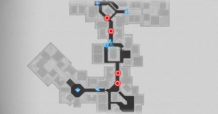 Honkai Star Rail - Backwater Pass Map Marked