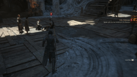 FINAL FANTASY 16 - Hide, Hideaway - Speak with the man tending to the Bearers