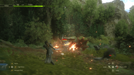 Ff16 - Dragon Aevis Fireballs