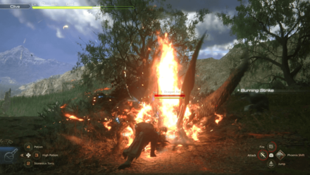 Ff16 - Dragon Aevis Burning Blade