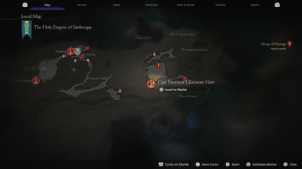 FF16 - Caer Norvent Glorieuse Gate Local Map