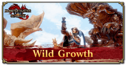 Monster Hunter Rise (MH Rise) - Wild Growth Quest Banner