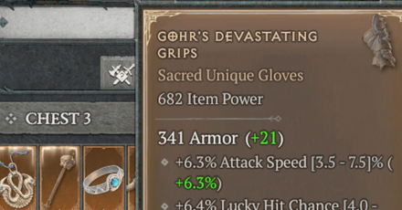 Diablo 4 - Sacred Gloves