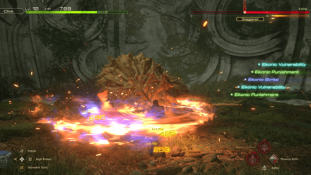 FF16 - Use Phoenix Skills After Staggering Fafnir
