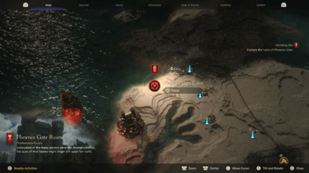 FF16 - Phoenix Gate Ruins Map
