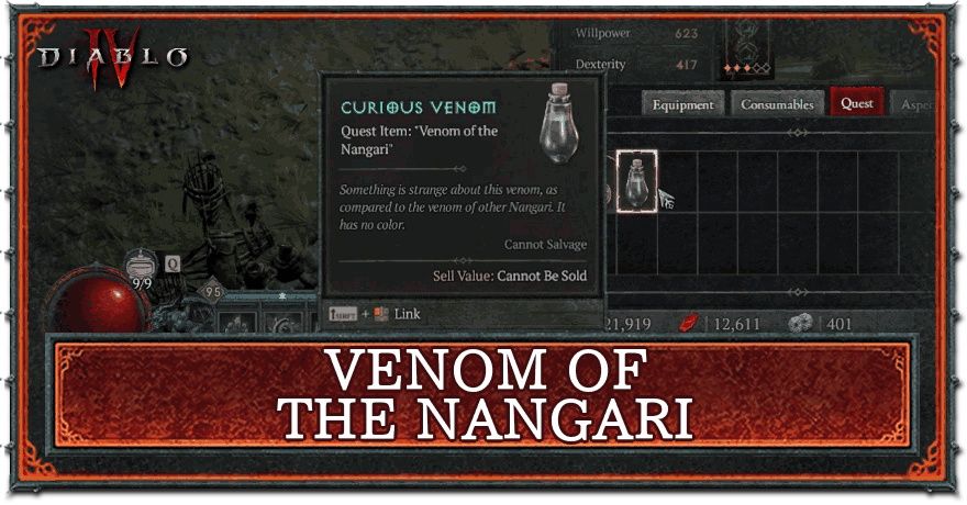 Diablo 4 - Venom of the Nangari Top Banner