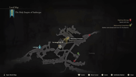 FF16 Welcoming Committee - Speak with someone at the inn