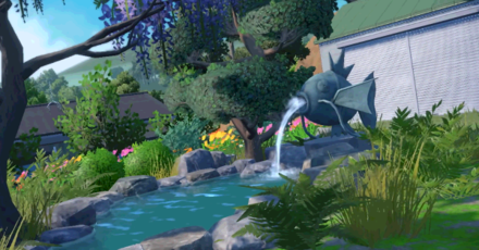 Pokemon Scarlet and Violet SV - Mossui Town