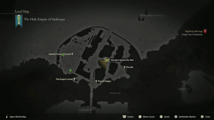 FF16 - The Want Beyond the Wall Map View