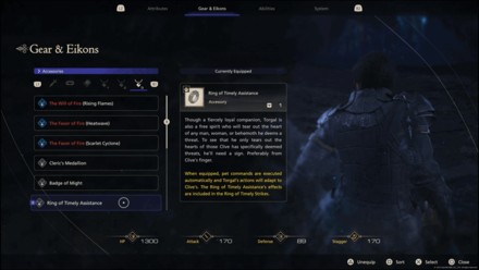 FF16 - Ring of Timely Assistance