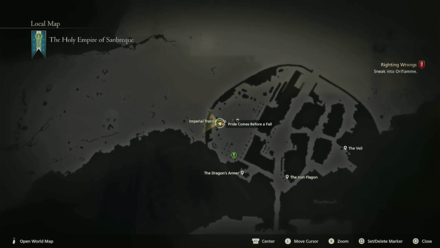 FF16 - Pride Comes Before a Fall Map View