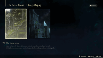 FF16 - Stage Replay Menu