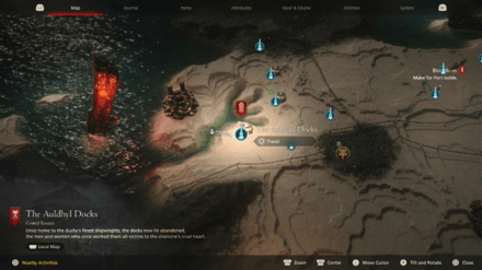 FF16 - The Auldhyl Docks World Map