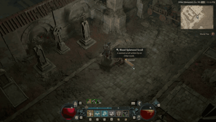 Diablo 4 - Exhuming Faith Location