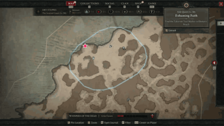 Diablo 4 - First Zakarum Trail Marker