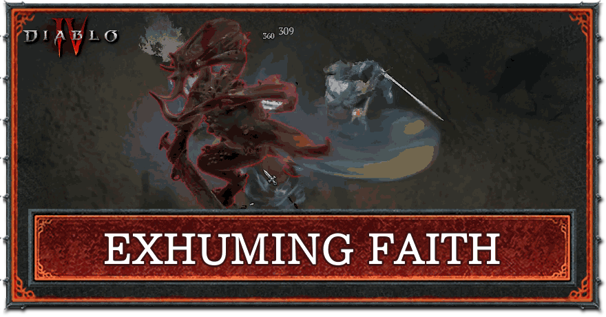 Diablo 4 - Exhuming Faith Top Banner