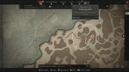 Diablo 4 - Second Zakarum Trail Marker