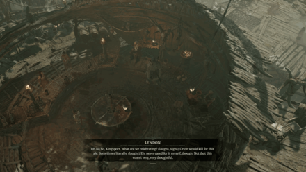Diablo 4 - Talk to Lyndon