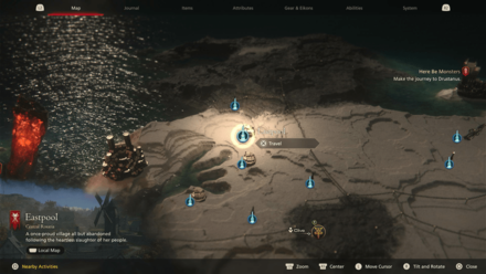 FF16 - Eastpool World Map