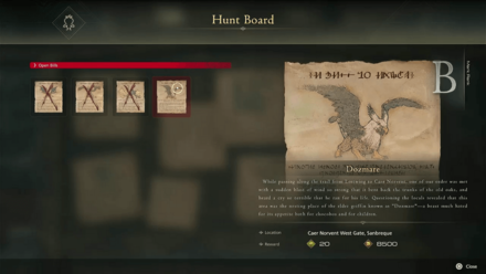 FF16 - Hunt Board